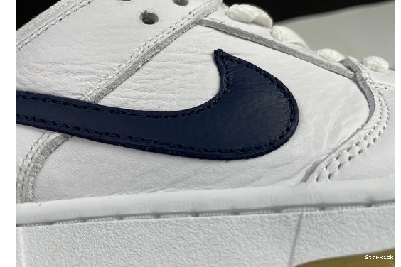 White Label Dunk Nike Orange Navy CZ2249-100 SB Low 0327